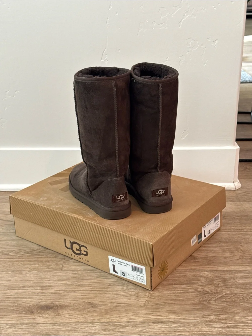 Women’s UGG: Classic Tall Brown Chocolate Suede Boots
